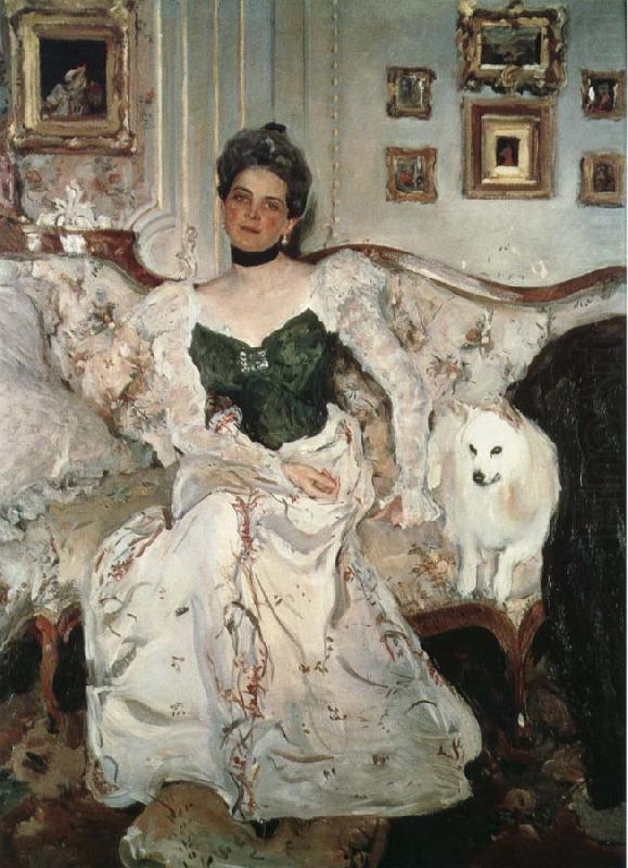 Valentin Serov Ji Ni Yousu Duchess de Beauvoir portrait china oil painting image